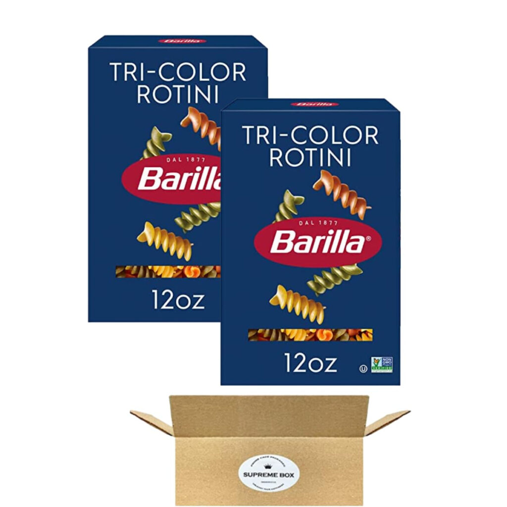 Amazon Barilla Tri Color Rotini Pasta Non GMO Pasta Made With 