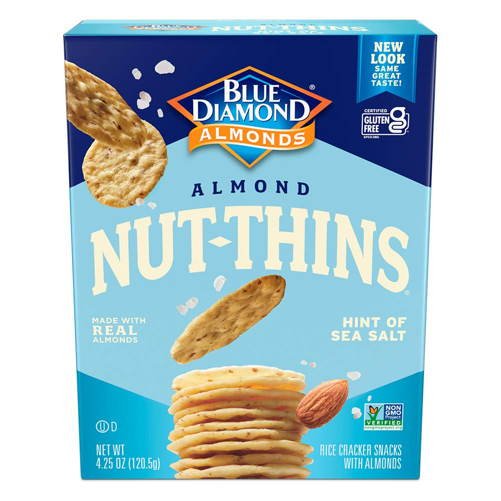 Amazon Blue Diamond Almonds Nut Thins Gluten Free Cracker Crisps 