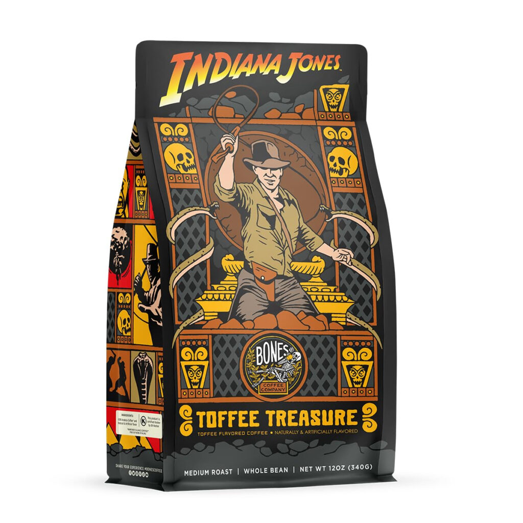 Amazon Bones Coffee Company Toffee Treasure Ground Coffee Beans 