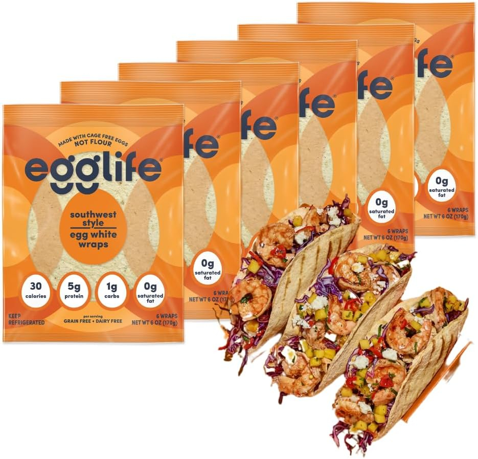 Amazon Egglife Egg White Wraps Southwest Egg White Wraps 36 