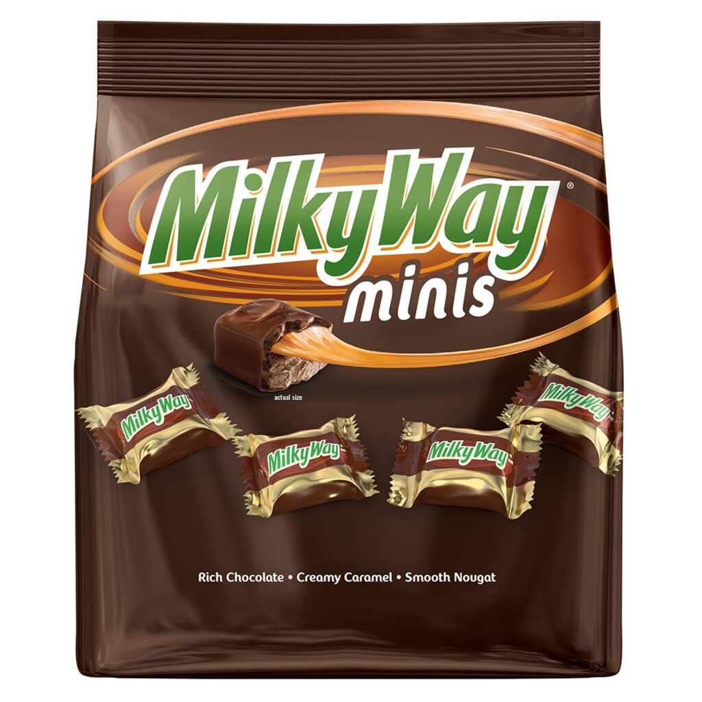 Amazon Milky Way Milk Chocolate Minis Size Candy Bars 9 7 Oz 