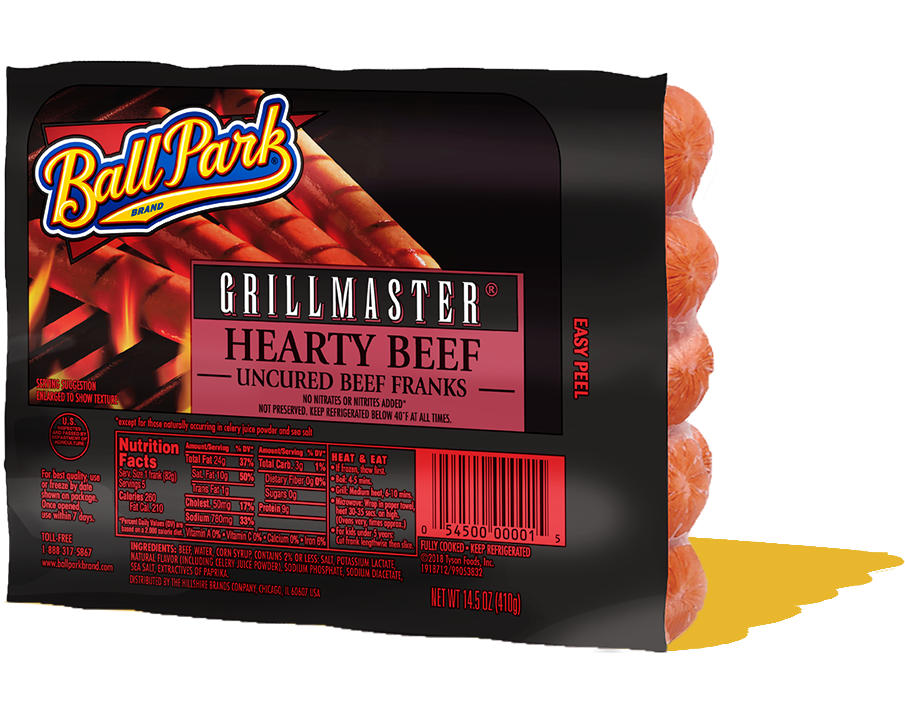 Ballpark Beef Hot Dog Nutrition Facts Blog Dandk