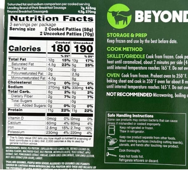 Beyond Breakfast Sausage Review Vegan ShowOff