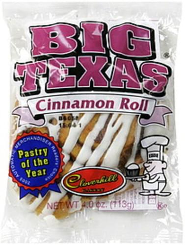 Big Texas Cinnamon Roll 4 Oz Nutrition Information Innit