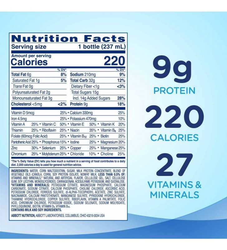 Ensure Original Nutrition Shake With 9 Grams Of Protein Meal 