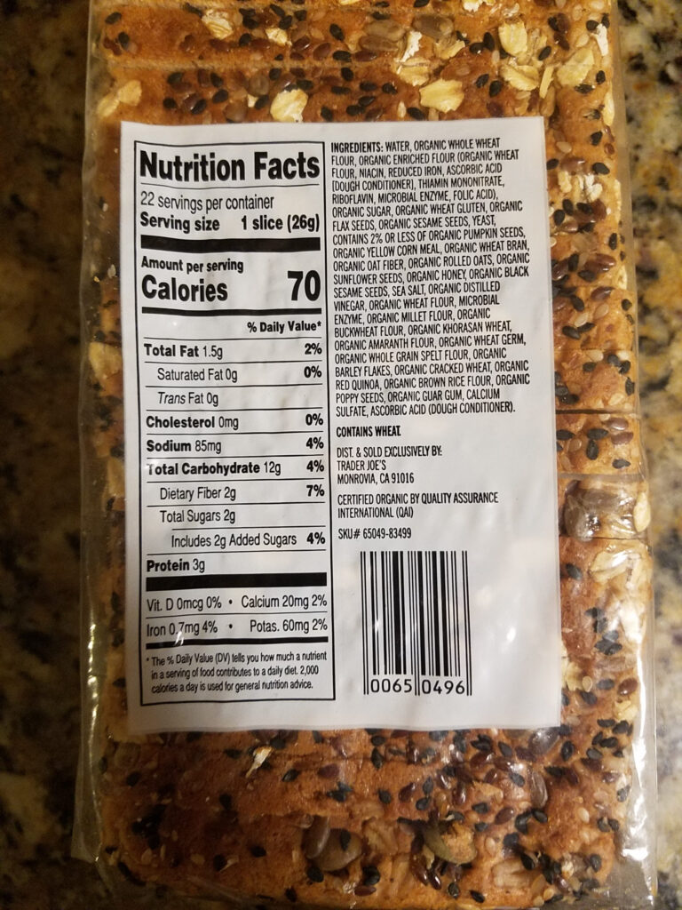 Everythingjoes Trader Joe s Organic Ancient Grain And Seed Wheat 