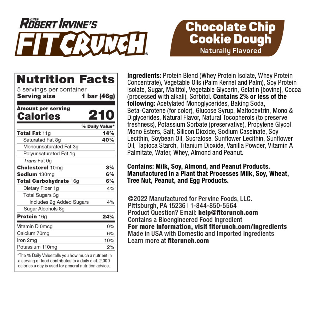 FIT CRUNCH PROTEIN BAR