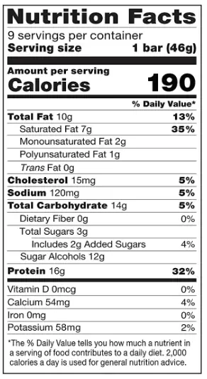 Fit Crunch Protein Bar Nutrition Facts Cully s Kitchen