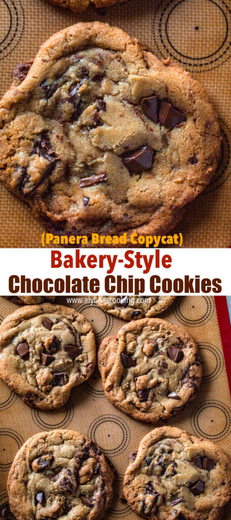 Giant Chocolate Chip Cookies Panera Bread Copycat Alyona s Cooking 