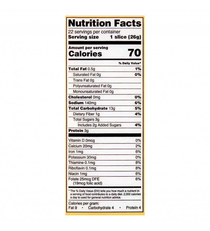 Great Value Wheat Bread Nutrition Facts Besto Blog