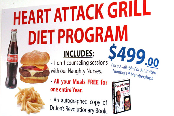 Heart Attack Grill I m Coming To Join You Elizabeth