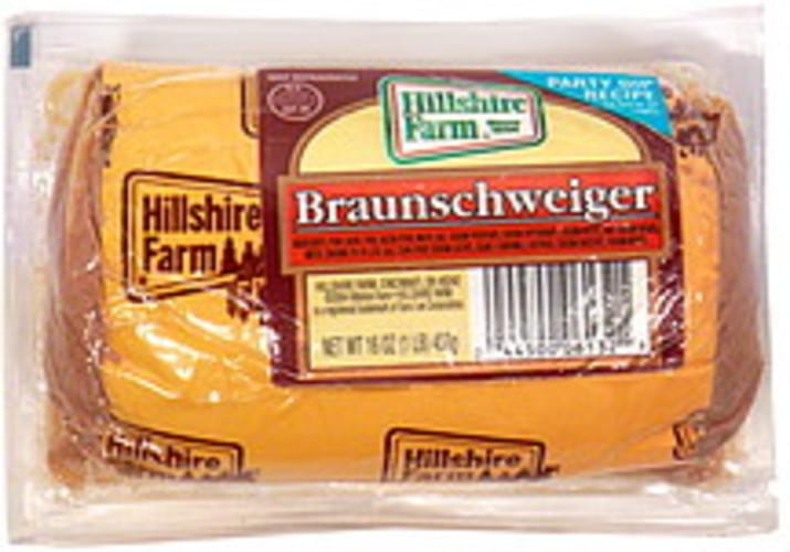 Hillshire Farm Braunschweiger 16 Oz Nutrition Information Innit