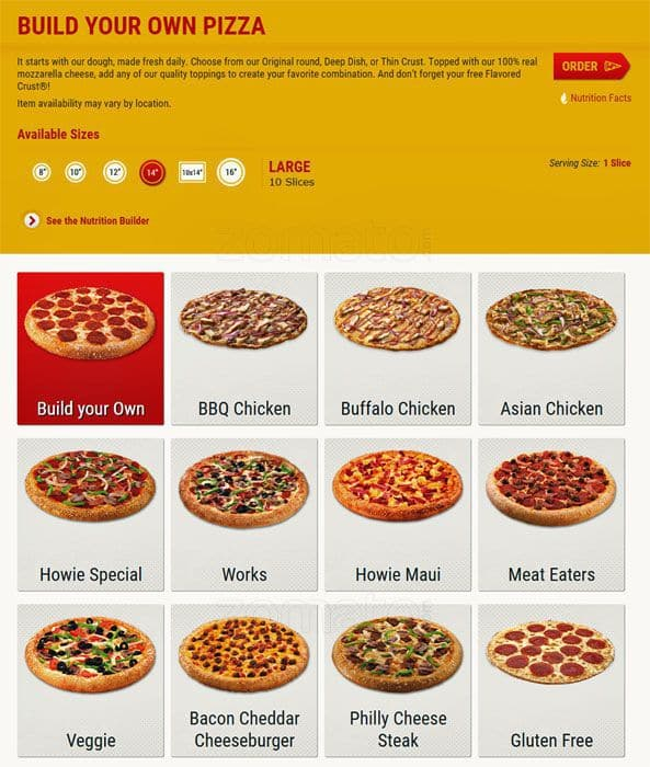 Hungry Howies Nutrition Guide Besto Blog