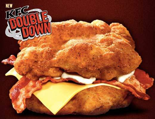 It s Back KFC Double Down Nutrition Facts