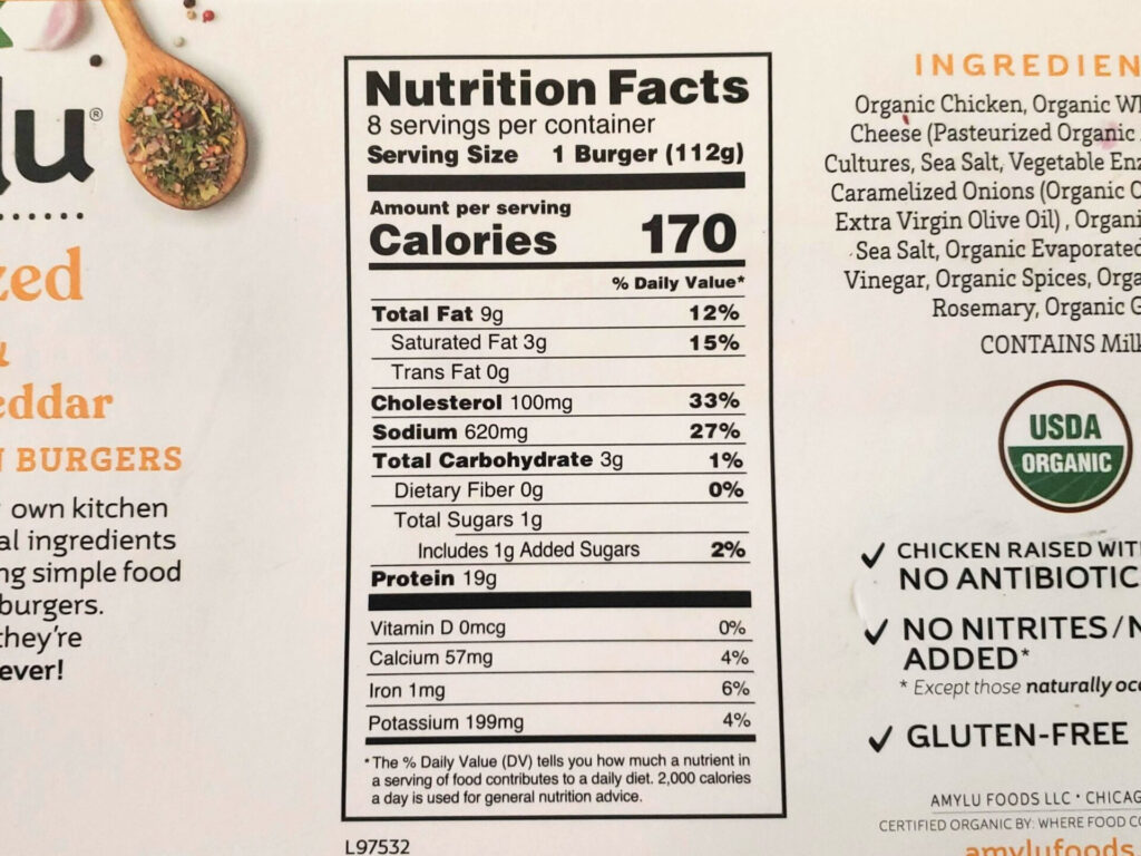 Kirkland Hamburger Patty Nutrition Facts Nutrition Ftempo