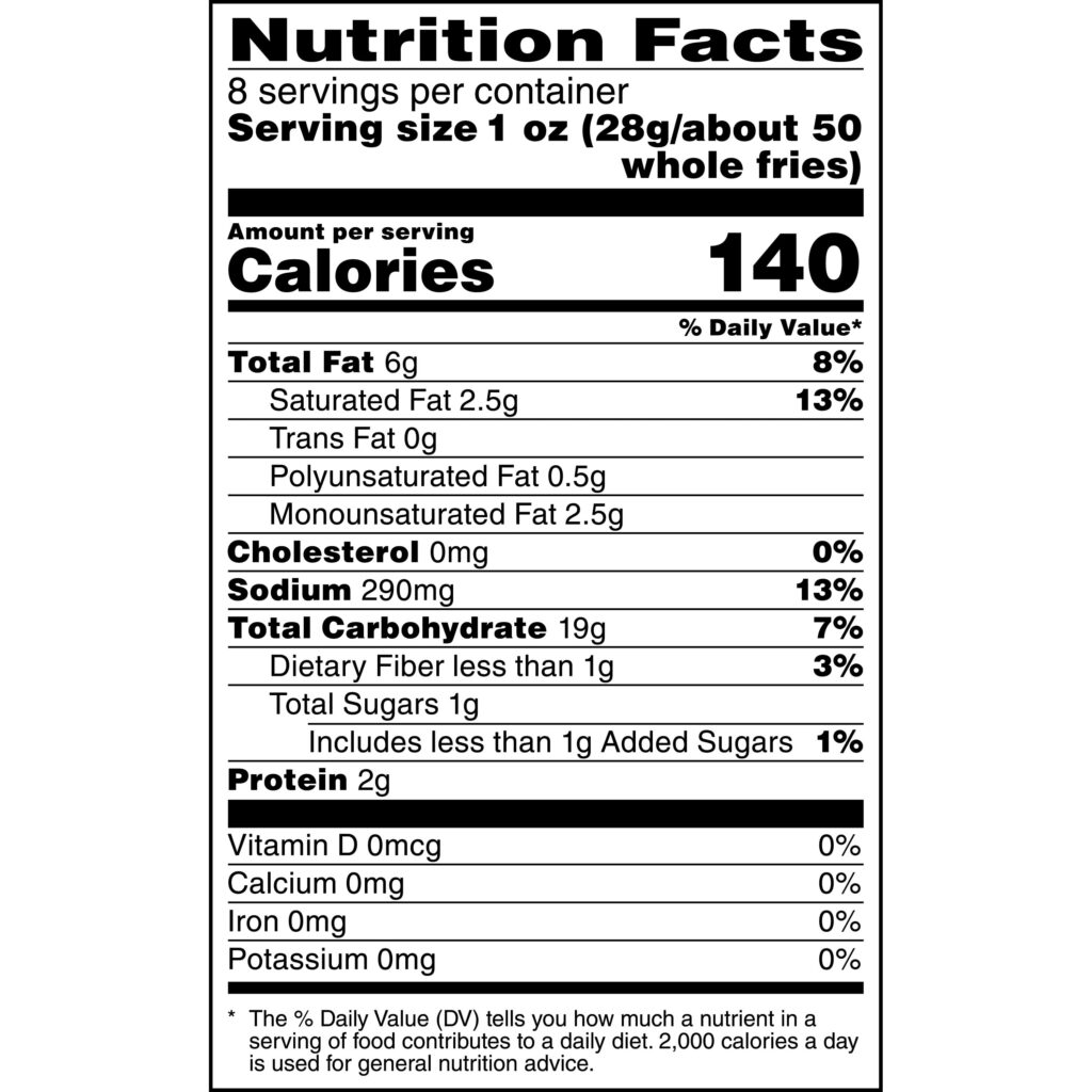 Mcdonalds French Fries Nutrition Facts Besto Blog