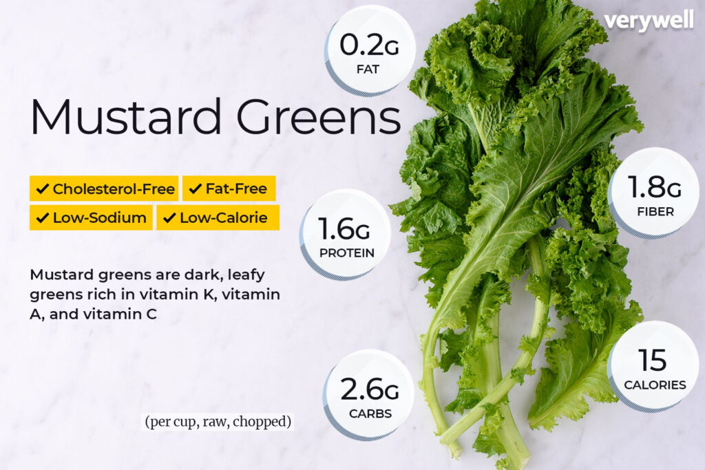 Mustard Greens Nutrition Facts And Health Benefits