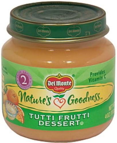 Natures Goodness Step 2 Tutti Frutti Dessert 4 Oz Nutrition 