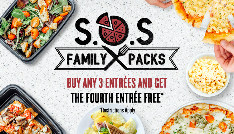 NEW Try Our S O S Family Packs Sauce Pizza Wine