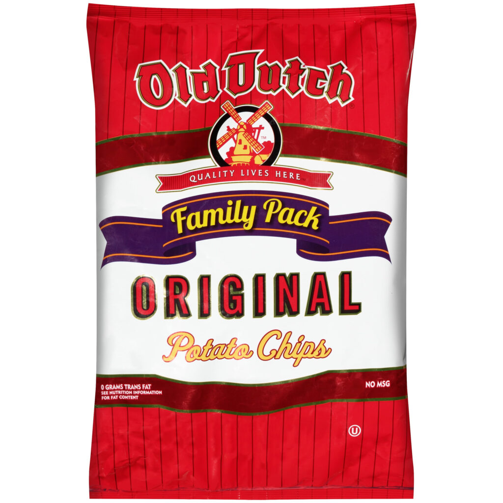 Old Dutch Original Triple Pack Potato Chips 15 Oz Box Walmart