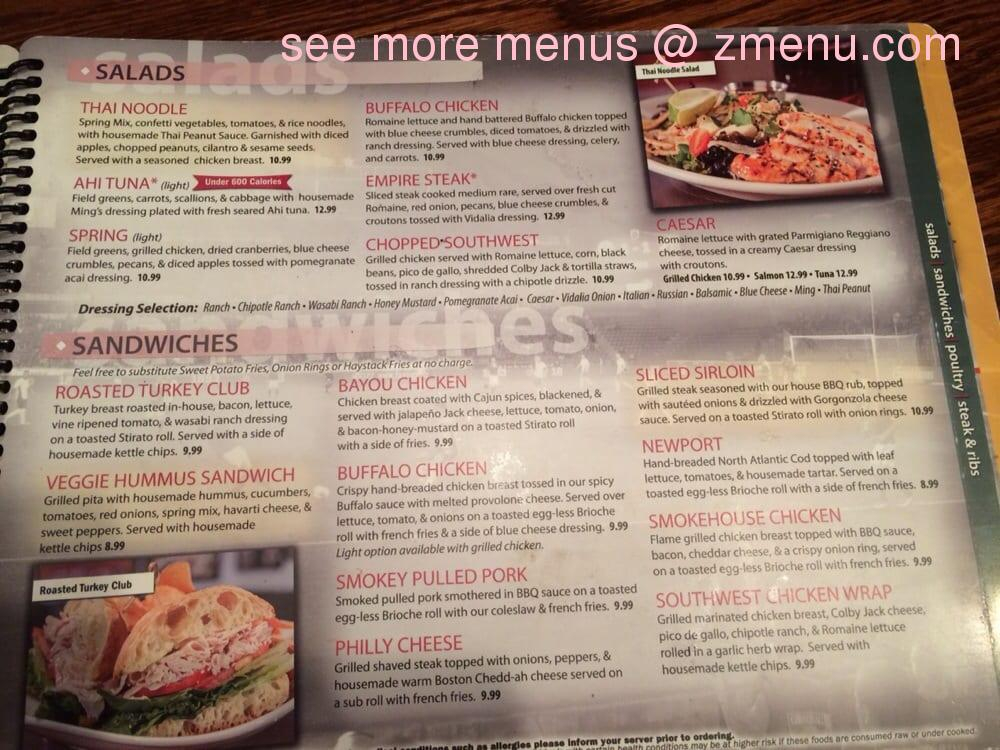 Online Menu Of Recovery Sports Grill Restaurant Malta New York 12020 