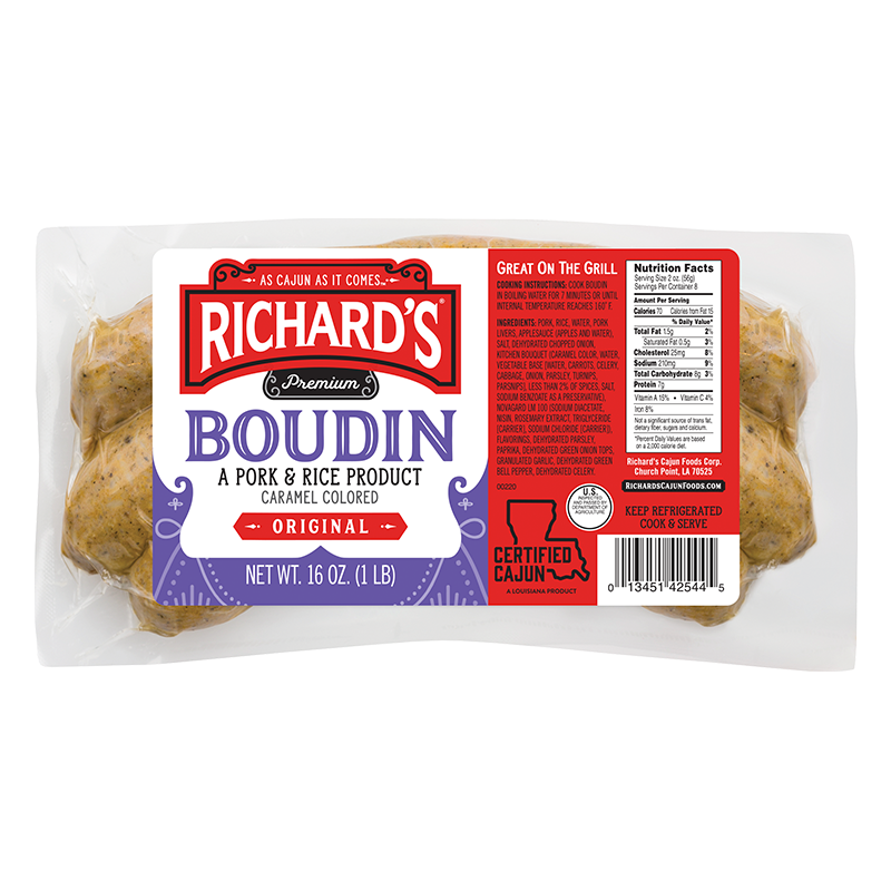 Original Boudin Richard s Cajun Foods