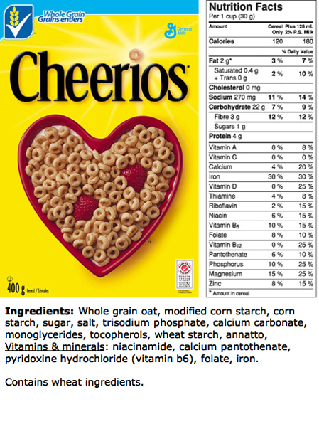 Original Cheerios Nutrition Facts Besto Blog