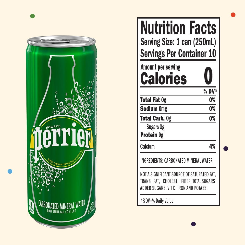 Perrier Nutrition Label Nutrition Ftempo