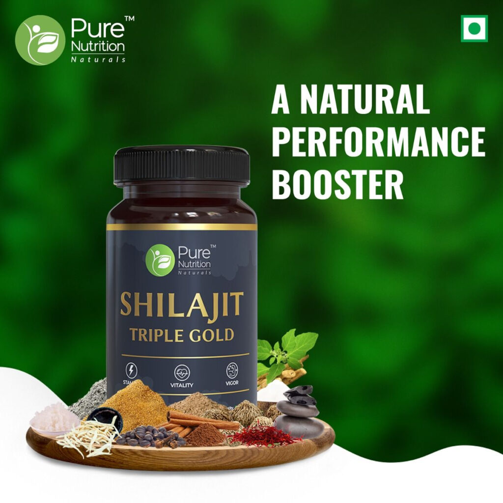 Pure Nutrition Shilajit Triple Gold 700 Mg 30 Capsules Price Uses 