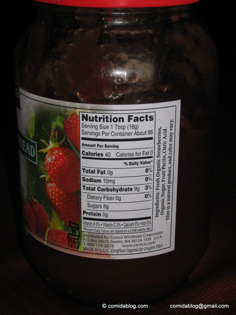 Smuckers Strawberry Jam Nutrition Facts Nutrition Ftempo