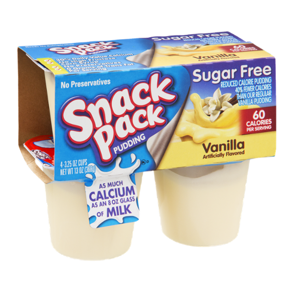 Snack Pack Sugar Free Vanilla Pudding 4 PK Reviews 2019