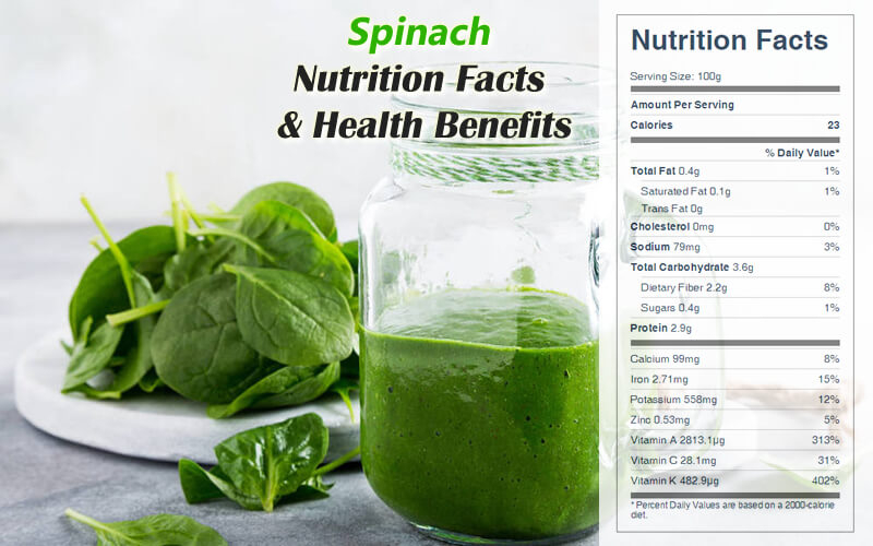 Spinach Nutrition Facts Health Benefits CookingEggs