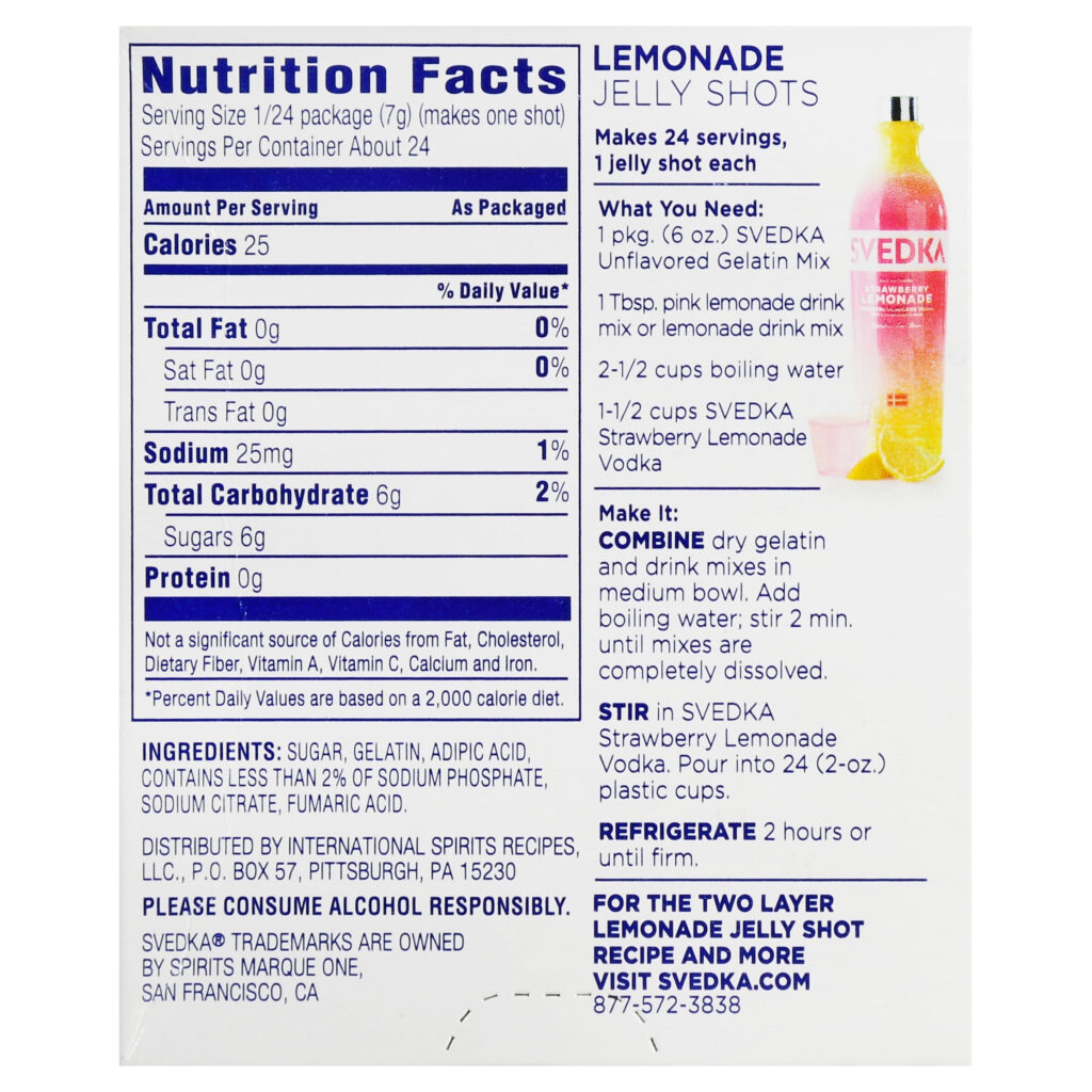 Svedka Clementine Vodka Nutrition Facts Nutrition Ftempo