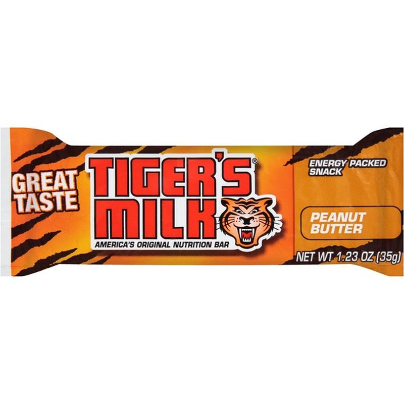 Tiger s Milk Peanut Butter Protein Nutrition Bar 35 G Instacart