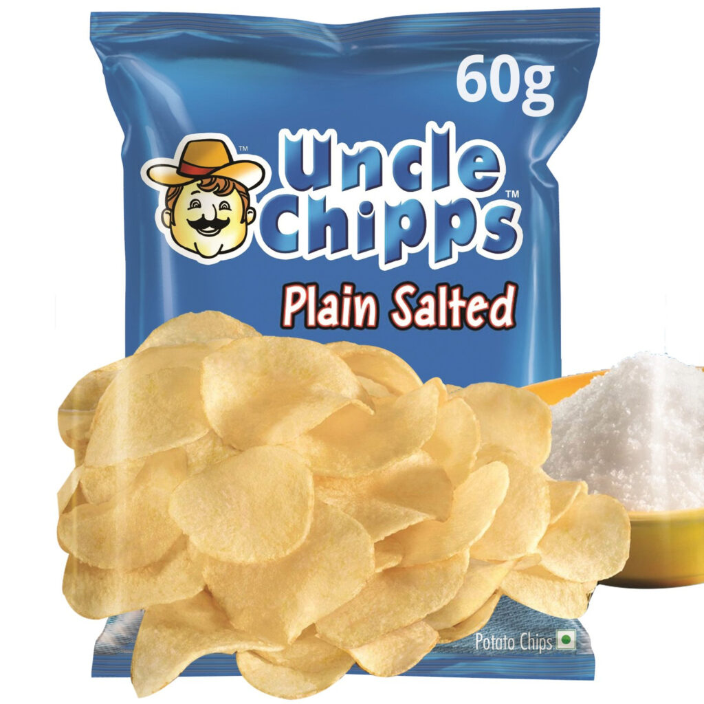 Uncle Chipps Plain Salted 60g Amazon in Grocery Gourmet Foods