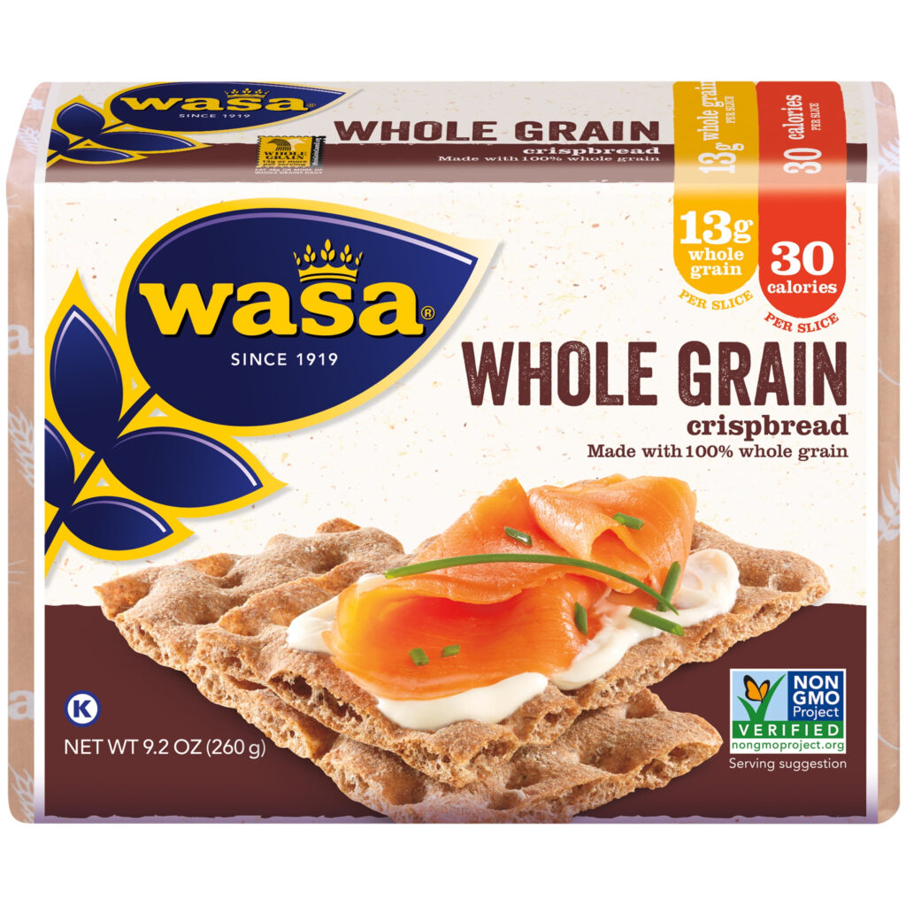 Wasa Whole Grain Swedish Crispbread Crackers 9 2 Oz Walmart