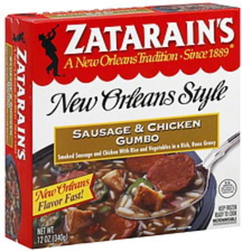 Zatarains Sausage Chicken Gumbo 12 Oz Nutrition Information Innit