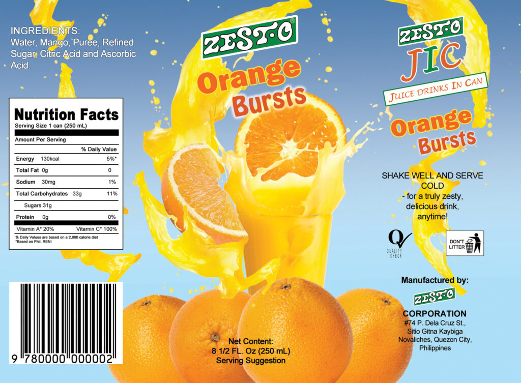 Zesto Juice Drink Packaging On Behance